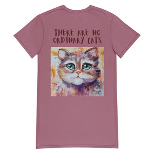 T-shirt dress THERE ARE NO ORDINARY CATS