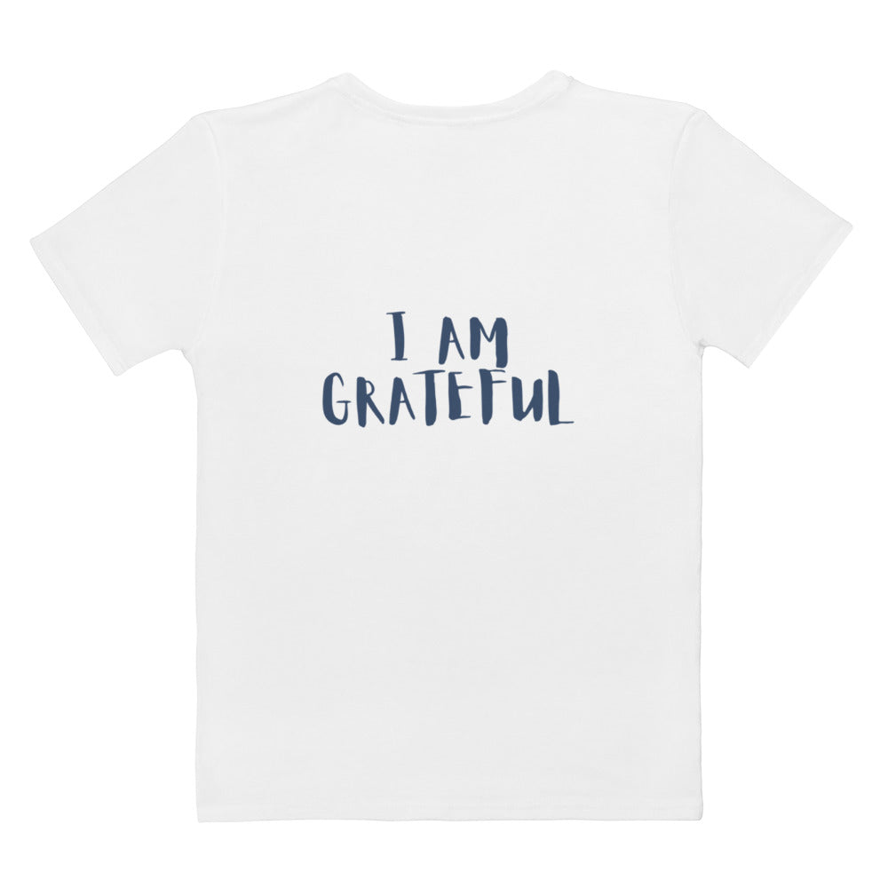 I AM GRATEFUL white