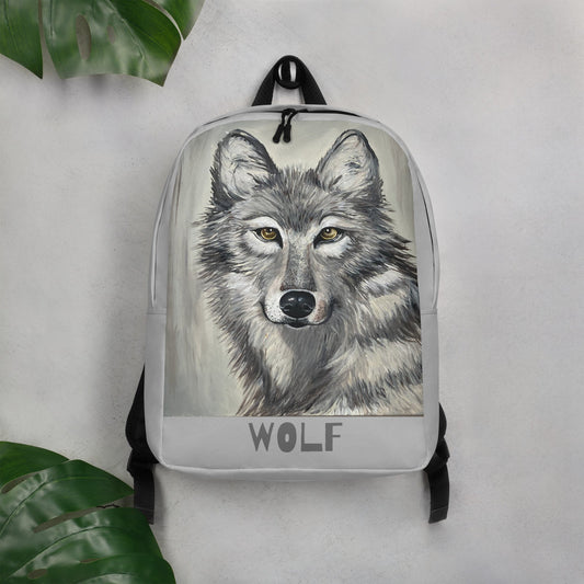 #tshirt_ilovemylife# #tshirt# #tsärk# #artonproducts# #kannakunsti# #kott# #termopudel# #art_sMinimalist Backpack WOLF#product_type