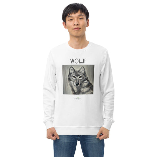 #tshirt_ilovemylife# #tshirt# #tsärk# #artonproducts# #kannakunsti# #kott# #termopudel# #art_sUnisex organic sweatshirt WOLF#product_type