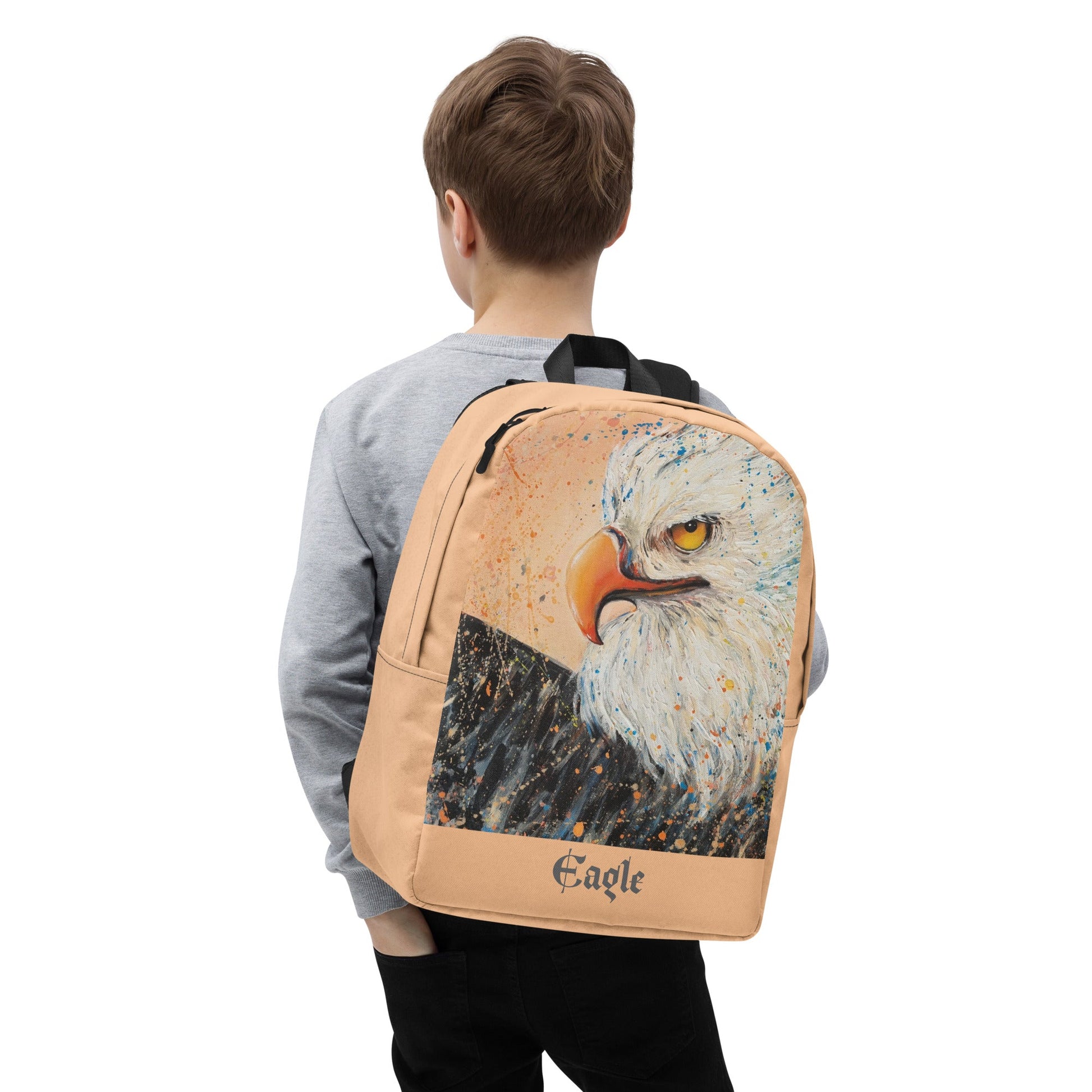 #tshirt_ilovemylife# #tshirt# #tsärk# #artonproducts# #kannakunsti# #kott# #termopudel# #art_sMinimalist Backpack EAGLE#product_type