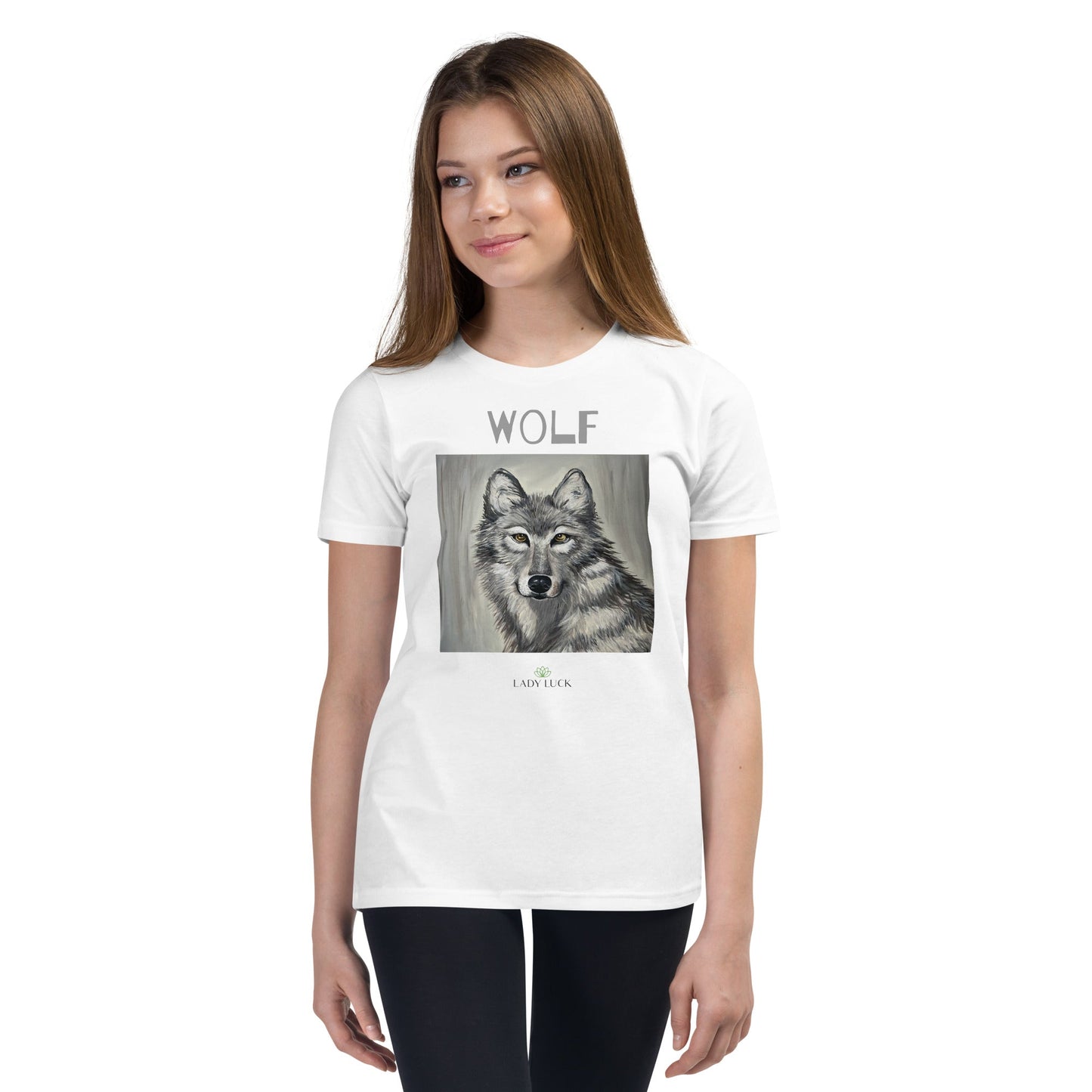 #tshirt_ilovemylife# #tshirt# #tsärk# #artonproducts# #kannakunsti# #kott# #termopudel# #art_sYouth Short Sleeve T-Shirt WOLF#product_type