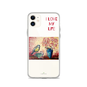 #tshirt_ilovemylife# #tshirt# #tsärk# #artonproducts# #kannakunsti# #kott# #termopudel# #art_sCase for iPhone® I LOVE MY LIFE#product_type