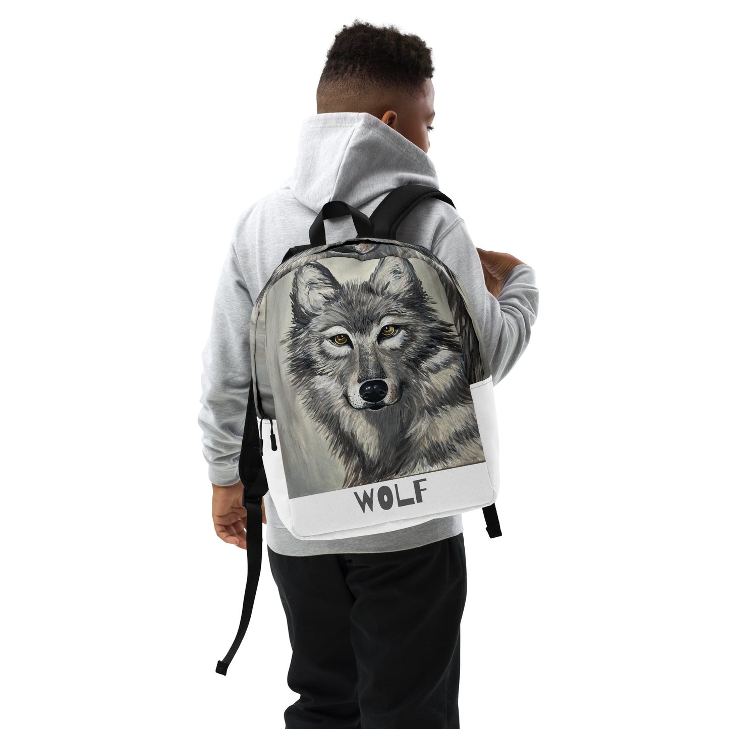 #tshirt_ilovemylife# #tshirt# #tsärk# #artonproducts# #kannakunsti# #kott# #termopudel# #art_sMinimalist Backpack WOLF#product_type