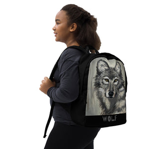 #tshirt_ilovemylife# #tshirt# #tsärk# #artonproducts# #kannakunsti# #kott# #termopudel# #art_sMinimalist Backpack WOLF#product_type