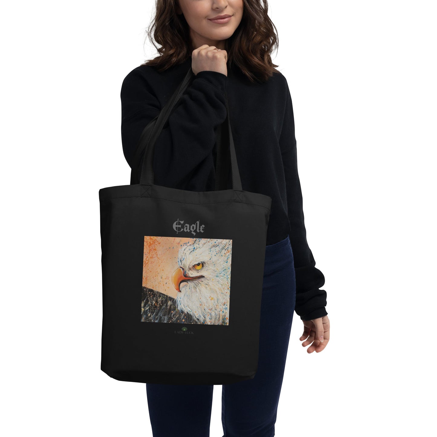 #tshirt_ilovemylife# #tshirt# #tsärk# #artonproducts# #kannakunsti# #kott# #termopudel# #art_sEco Tote Bag EAGLE#product_type