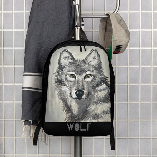 #tshirt_ilovemylife# #tshirt# #tsärk# #artonproducts# #kannakunsti# #kott# #termopudel# #art_sMinimalist Backpack WOLF#product_type