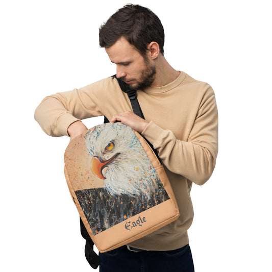 #tshirt_ilovemylife# #tshirt# #tsärk# #artonproducts# #kannakunsti# #kott# #termopudel# #art_sMinimalist Backpack EAGLE#product_type