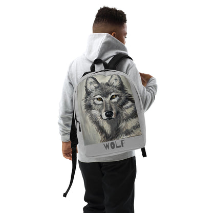 #tshirt_ilovemylife# #tshirt# #tsärk# #artonproducts# #kannakunsti# #kott# #termopudel# #art_sMinimalist Backpack WOLF#product_type