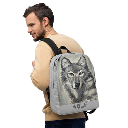 #tshirt_ilovemylife# #tshirt# #tsärk# #artonproducts# #kannakunsti# #kott# #termopudel# #art_sMinimalist Backpack WOLF#product_type